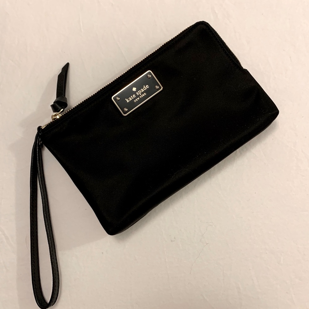 Kate Spade Nylon Black Wristlet